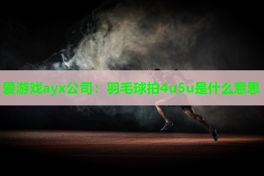 羽毛球拍4u5u是什么意思