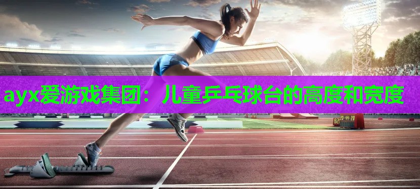 儿童乒乓球台的高度和宽度